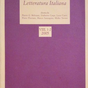 NUOVA RIVISTA DI LETTERATURA ITALIANA 1-2 - 2005