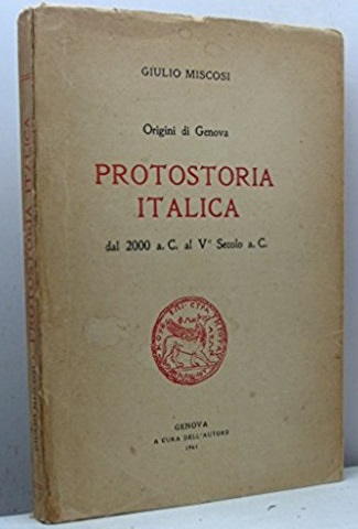 ORIGINI DI GENOVA - PROTOSTORIA ITALICA DAL 2000 A.C. AL …