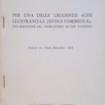 PER UNA DELLE LEGGENDE CHE ILLUSTRANO LA DIVINA COMMEDIA. UNA …