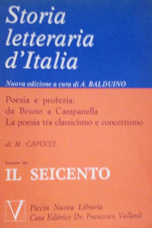 POESIA E PROFEZIA: DA BRUNO A CAMPANELLA, LA POESIA TRA …