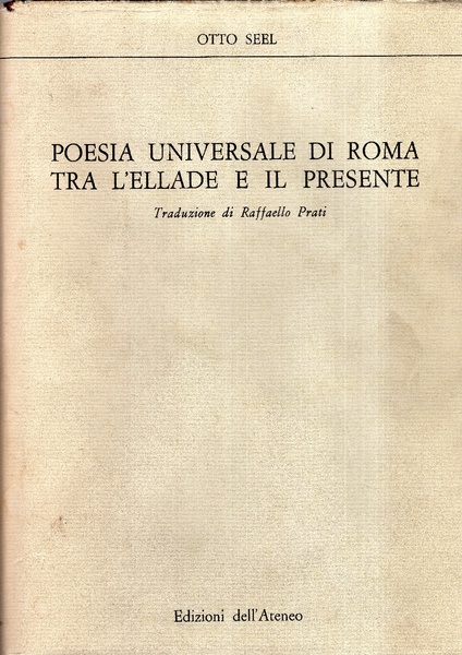 POESIA UNIVERSALE DI ROMA TRA L'ELLADE E IL PRESENTE