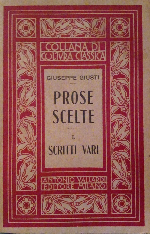 PROSE SCELTE - 1: SCRITTI VARI