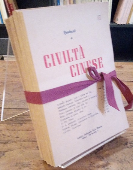 QUADERNI DI CIVILTA' CINESE - NUMERI 3, 4, 5, 6, …