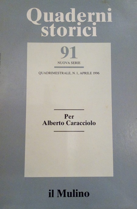 QUADERNI STORICI 91 - 1/1996