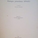 RASSEGNA PETRARCHESCA 1970-1972 - ESTRATTO DA "QUADERNI PETRARCHESCHI" I, 1983