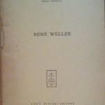 RENE' WELLEK - ESTRATTO DA "BELFAGOR", VOLUME XXIV, 5 SETTEMBE …