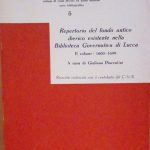 REPERTORIO DEL FONDO ANTICO IBERICO ESISTENTE NELLA BIBLIOTECA GOVERNATIVA DI …
