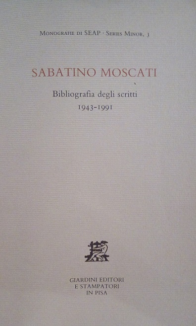 SABATINO MOSCATI