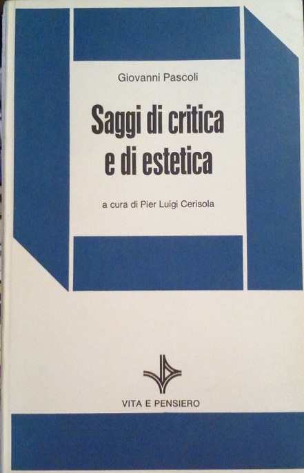 SAGGI DI CRITICA E DI ESTETICA