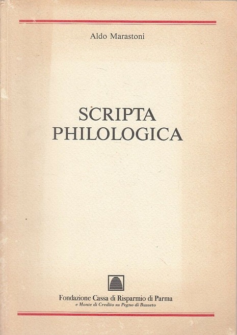 SCRIPTA PHILOLOGICA