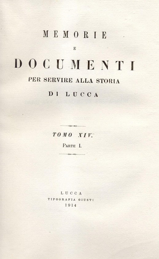 SPETTACOLI LUCCHESI NEI SECOLI XVII-XIX