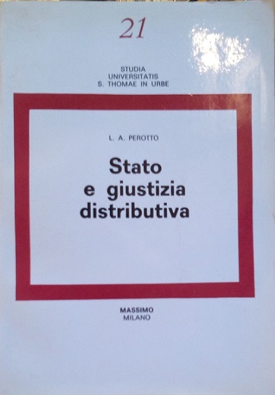 STATO E GIUSTIZIA DISTRIBUTIVA