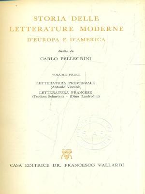STORIA DELLE LETTERATURE MODERNE D'EUROPA E D'AMERICA - 6 VOLUMI