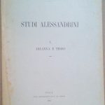 STUDI ALESSANDRINI 1: ARIANNA E TESEO - FASCICOLO