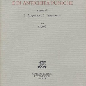 STUDI DI EGITTOLOGIA E DI ANTICHITA' PUNICHE -10