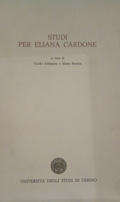 STUDI PER ELIANA CARDONE