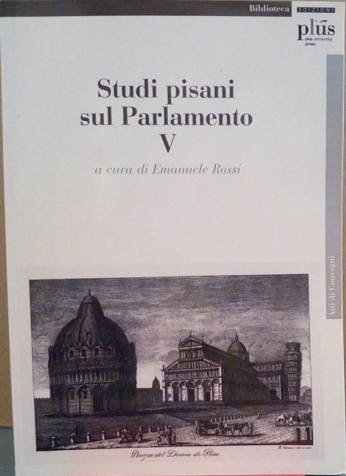STUDI PISANI SUL PARLAMENTO V