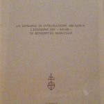 UN EPISODIO DI INTEGRAZIONE ARCADICA: L'EDIZIONE DEI SALMI DI BENEDETTO …