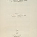 UN NUOVO MANOSCRITTO DELLE SATIRE DI LUDOVICO ARIOSTO - ESTRATTO …