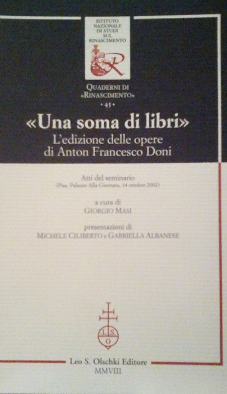 UNA SOMA DI LIBRI - L'EDIZIONE DELLE OPERE DI ANTON …