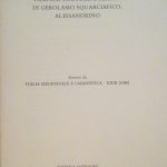 VICENDE, CULTURA E SCRITTI DI GEROLAMO SQUARCIAFICO, ALESSANDRINO - ESTRATTO …