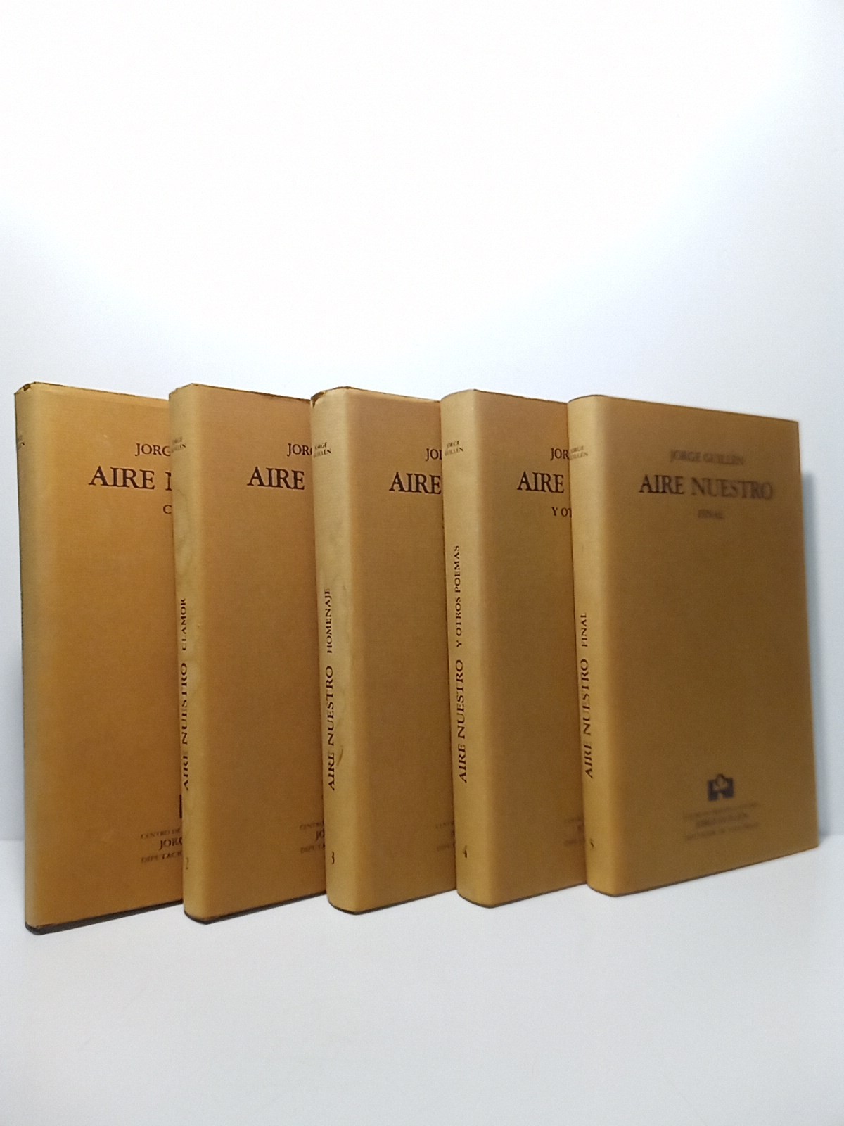 AIRE NUESTRO (Poesía Completa). 1º: Cántico; 2º: Clamor; 3º: Homenaje; …