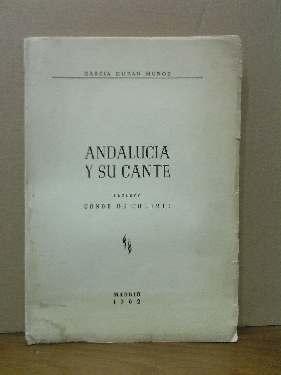 Andalucía y su cante / Prólogo, Conde de Colombí (José …