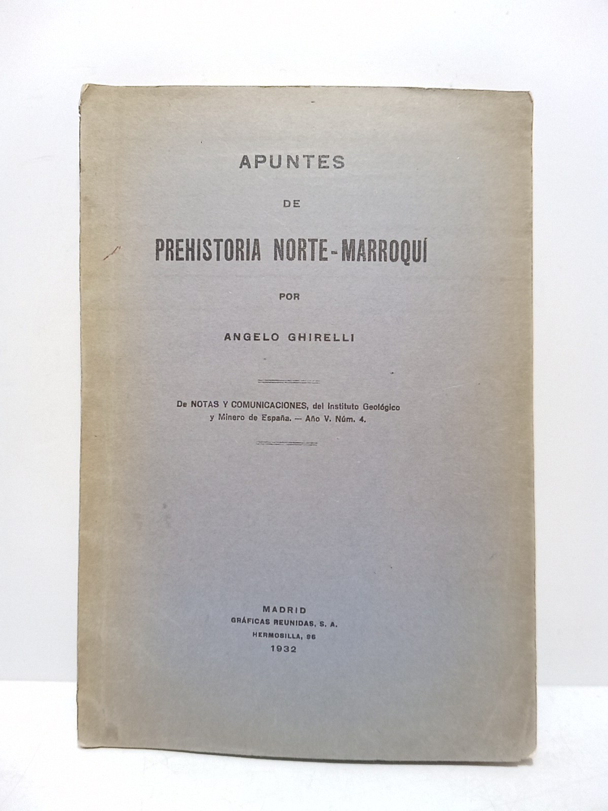 Apuntes de prehistoria Norte-Marroquí