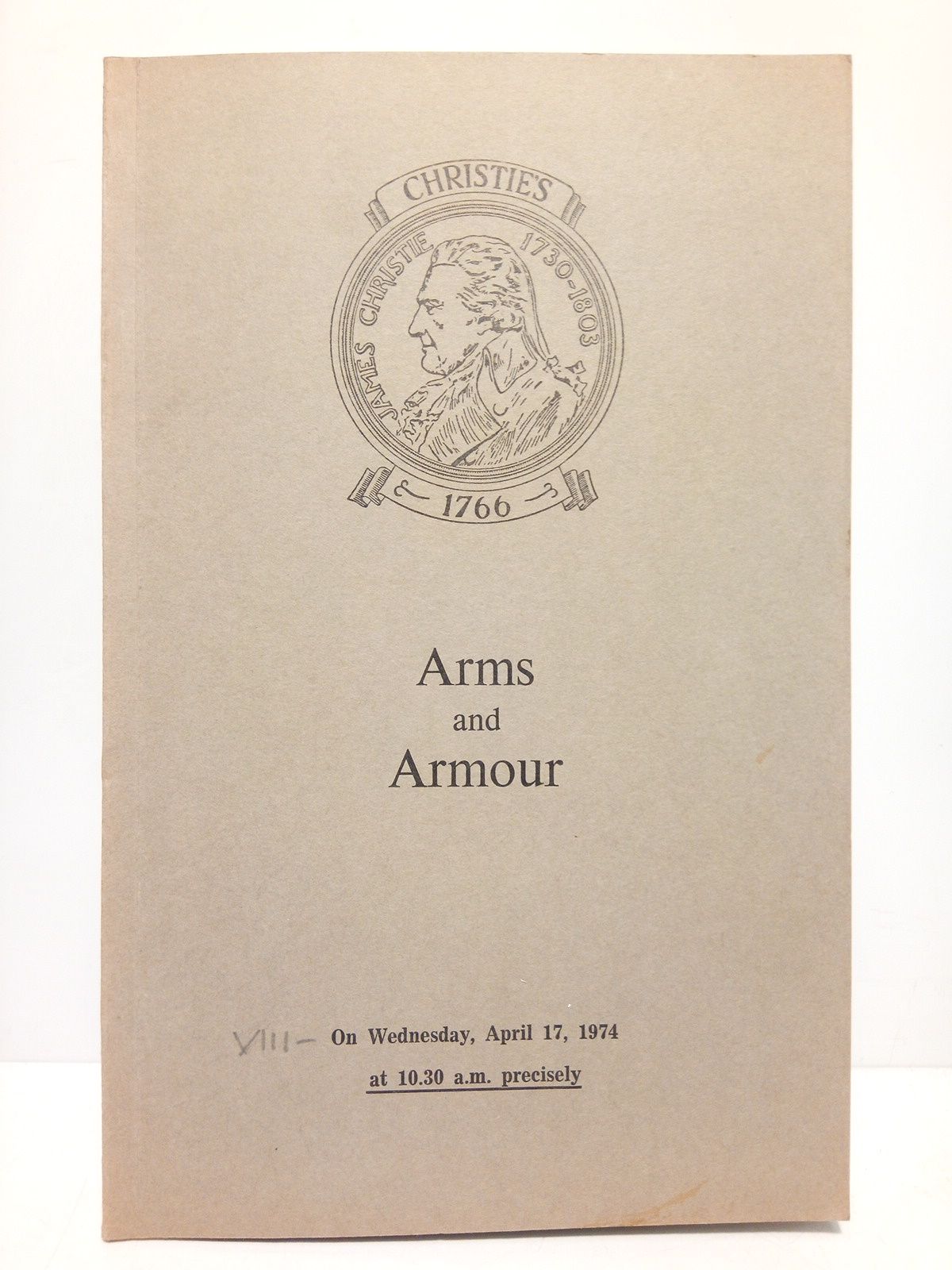 Arms and Armour. (Auction on Wednesday, April 17, 1974)