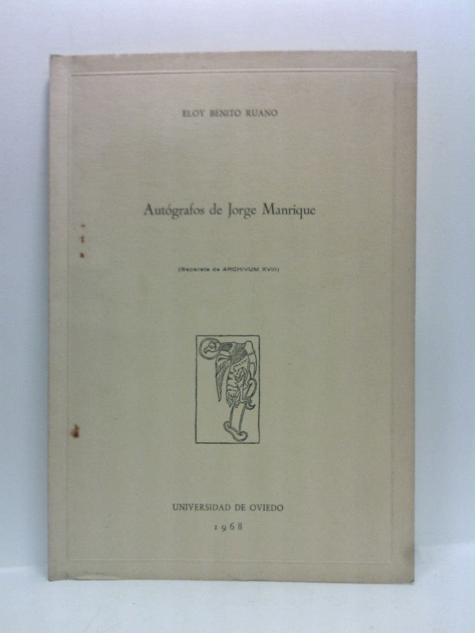 Autógrafos de Jorge Manrique