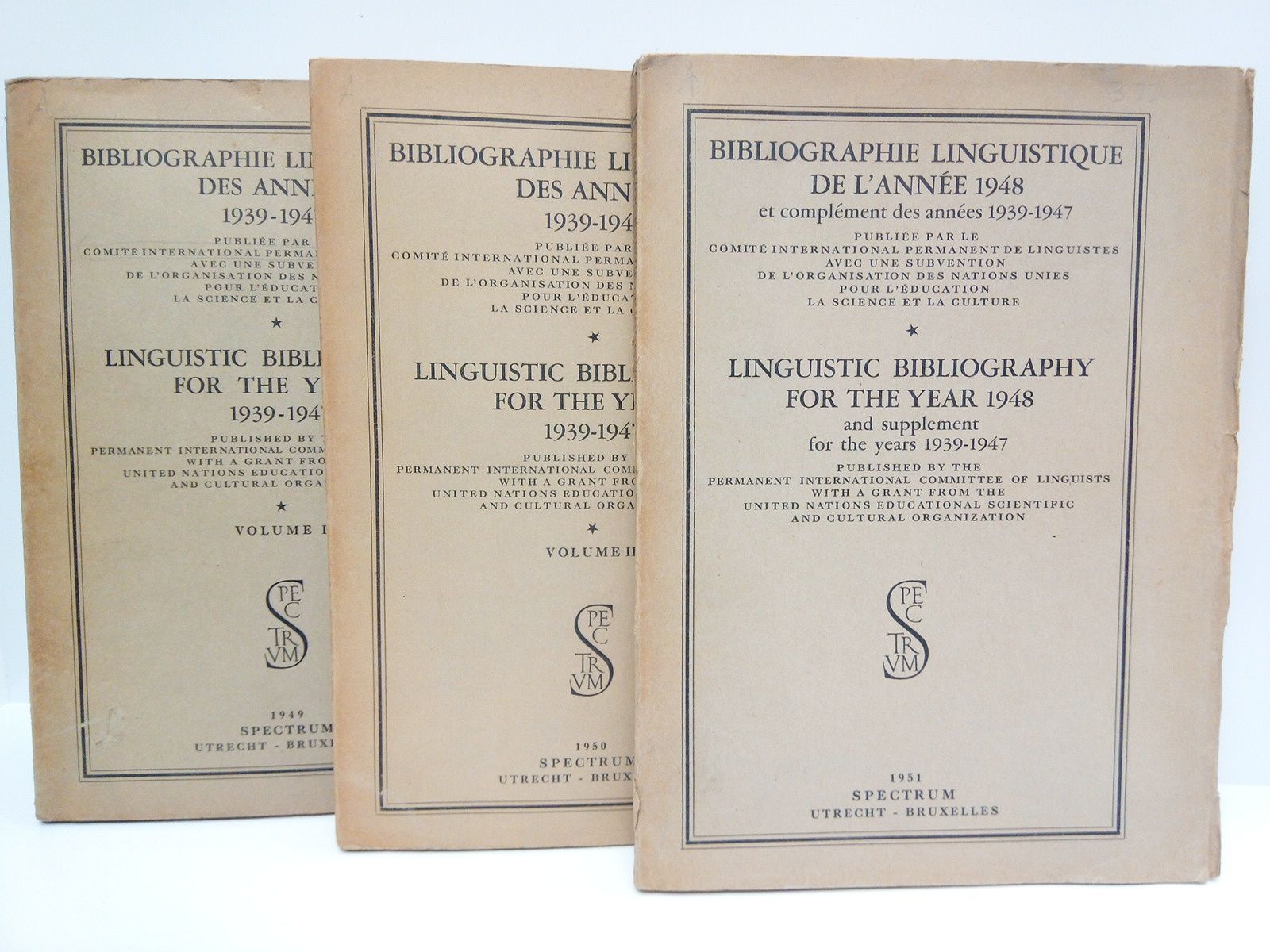 Bibliographie Linguistique des Années 1939-1947 / Publiée par le Comité …