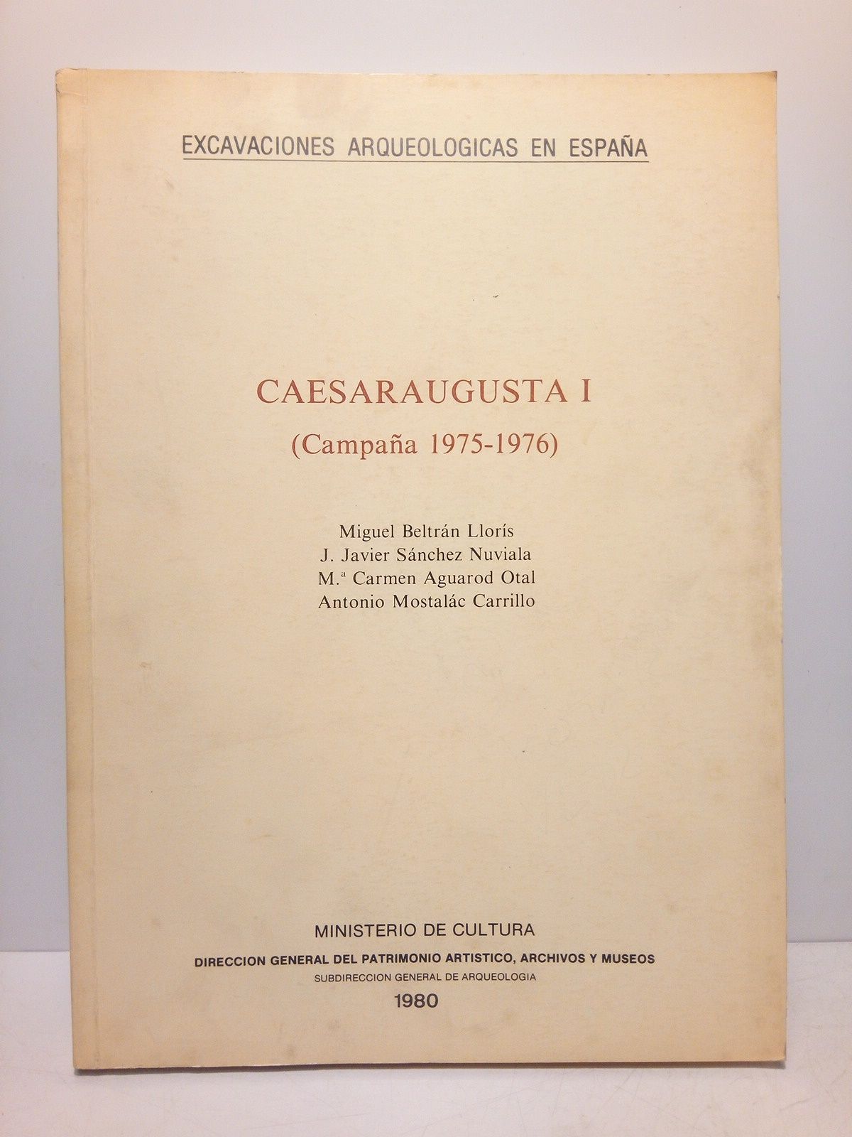 Caesaraugusta I. (Campaña 1975-1976)