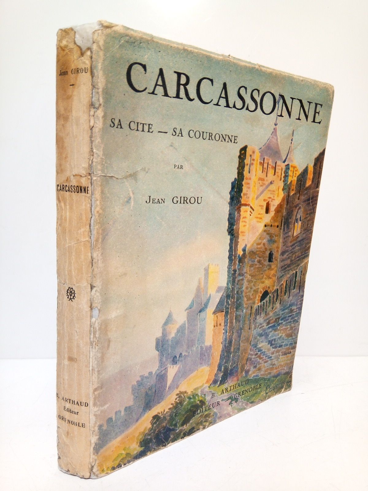Carcassonne: Sa cité, sa couronne / Couverture de Germaine Caussignac