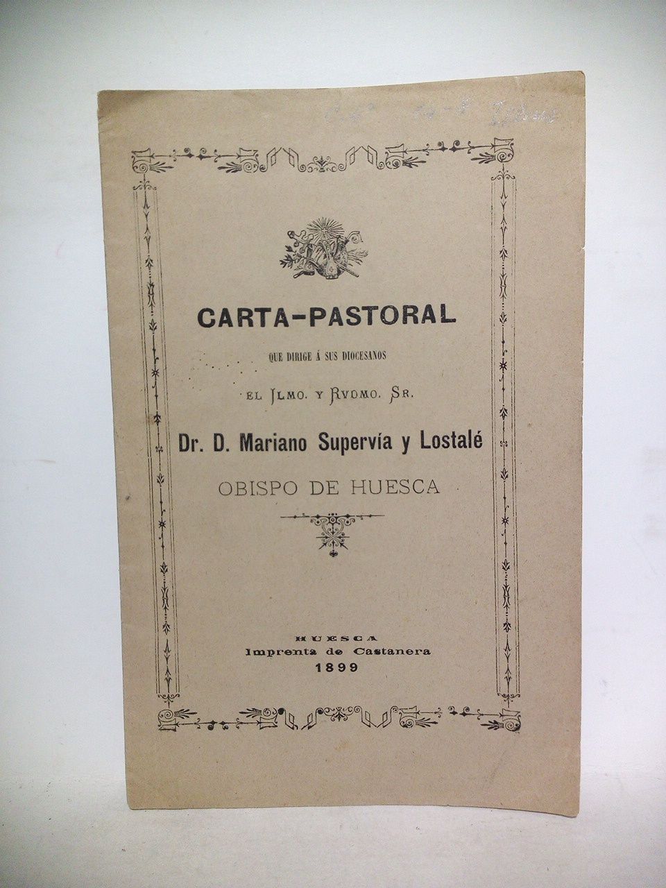Carta-Pastoral que dirige a sus diocesanos el Ilmo. y Rvdmo. …