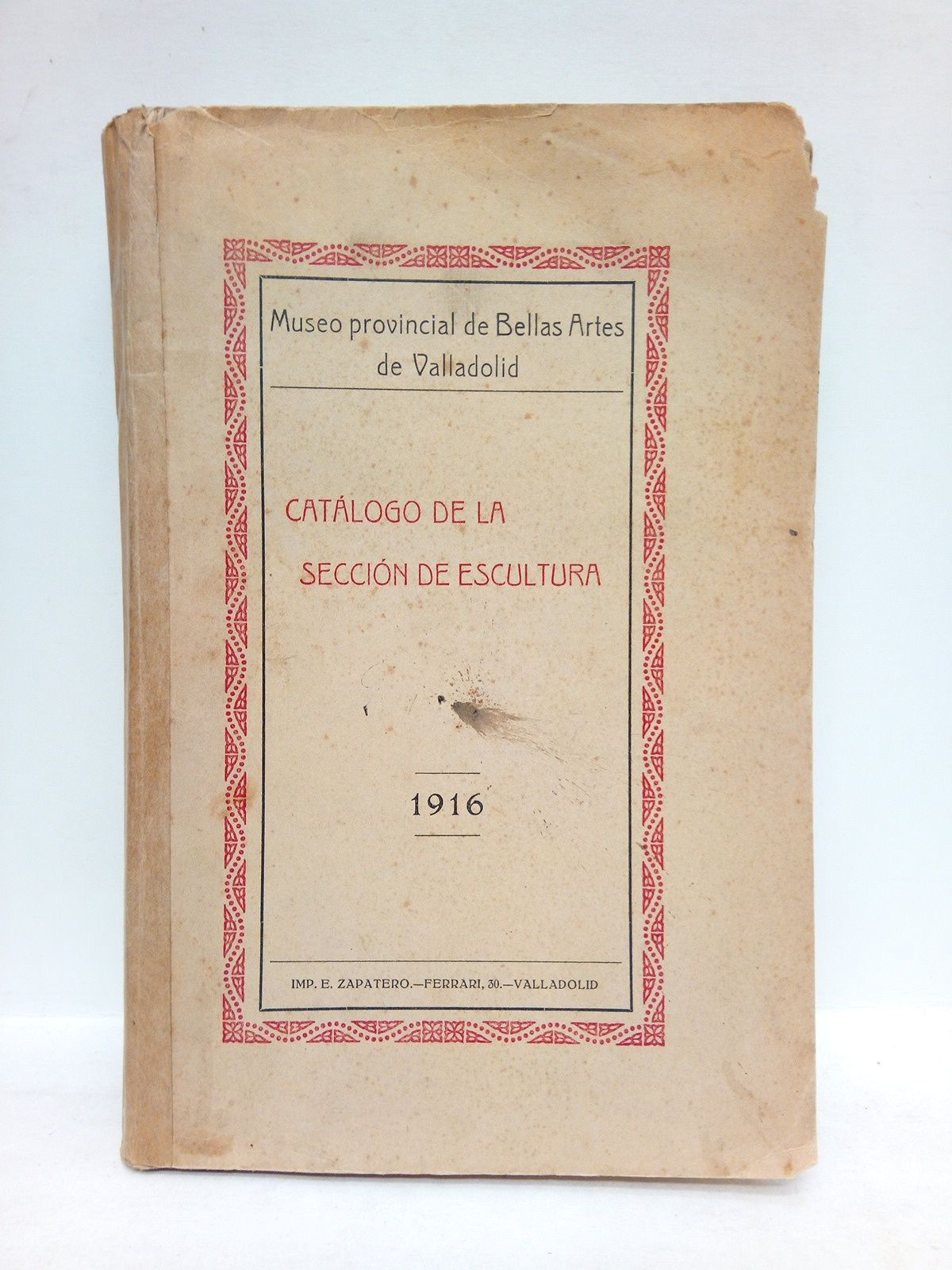 Catálogo de la Sección de Escultura