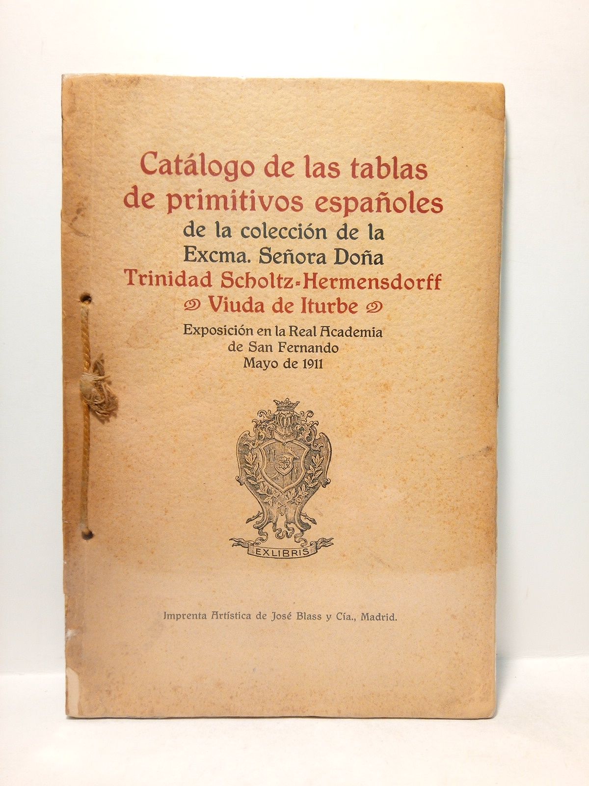 Catálogo de las tablas de primitivos españoles de la colección …