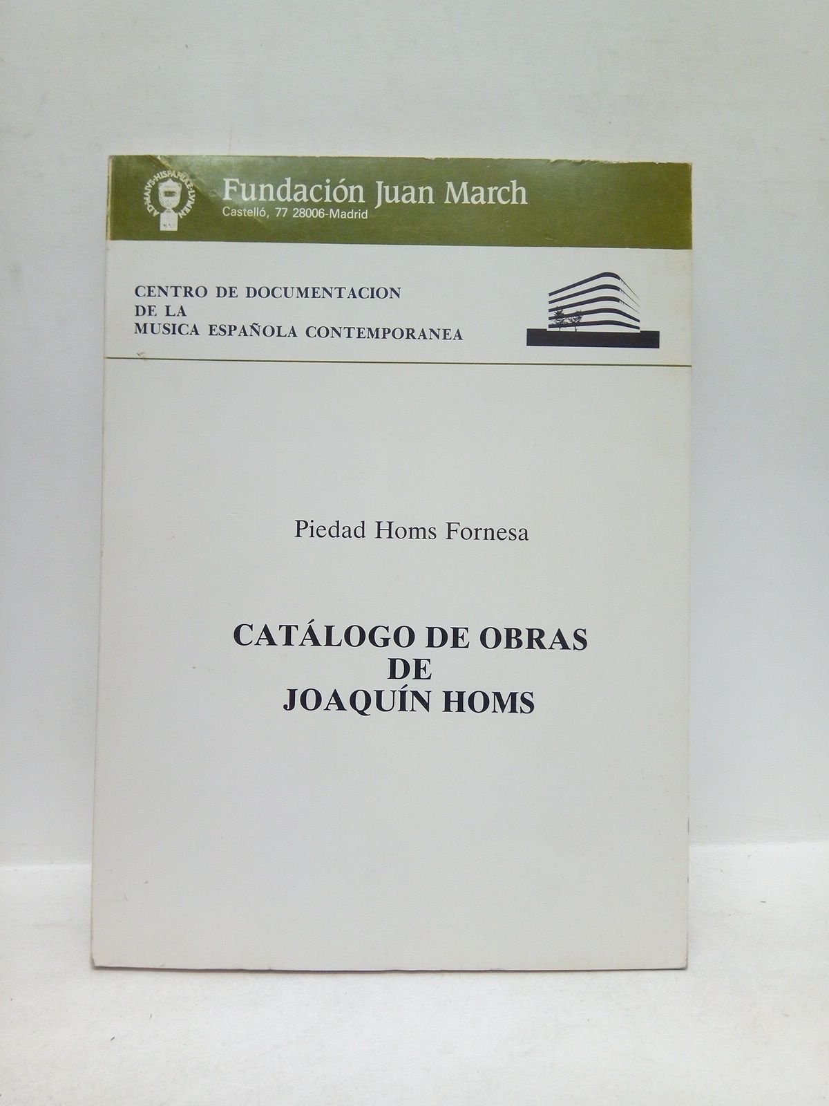 Catálogo de obras de Joaquín Homs / Prólogo de Francesc …