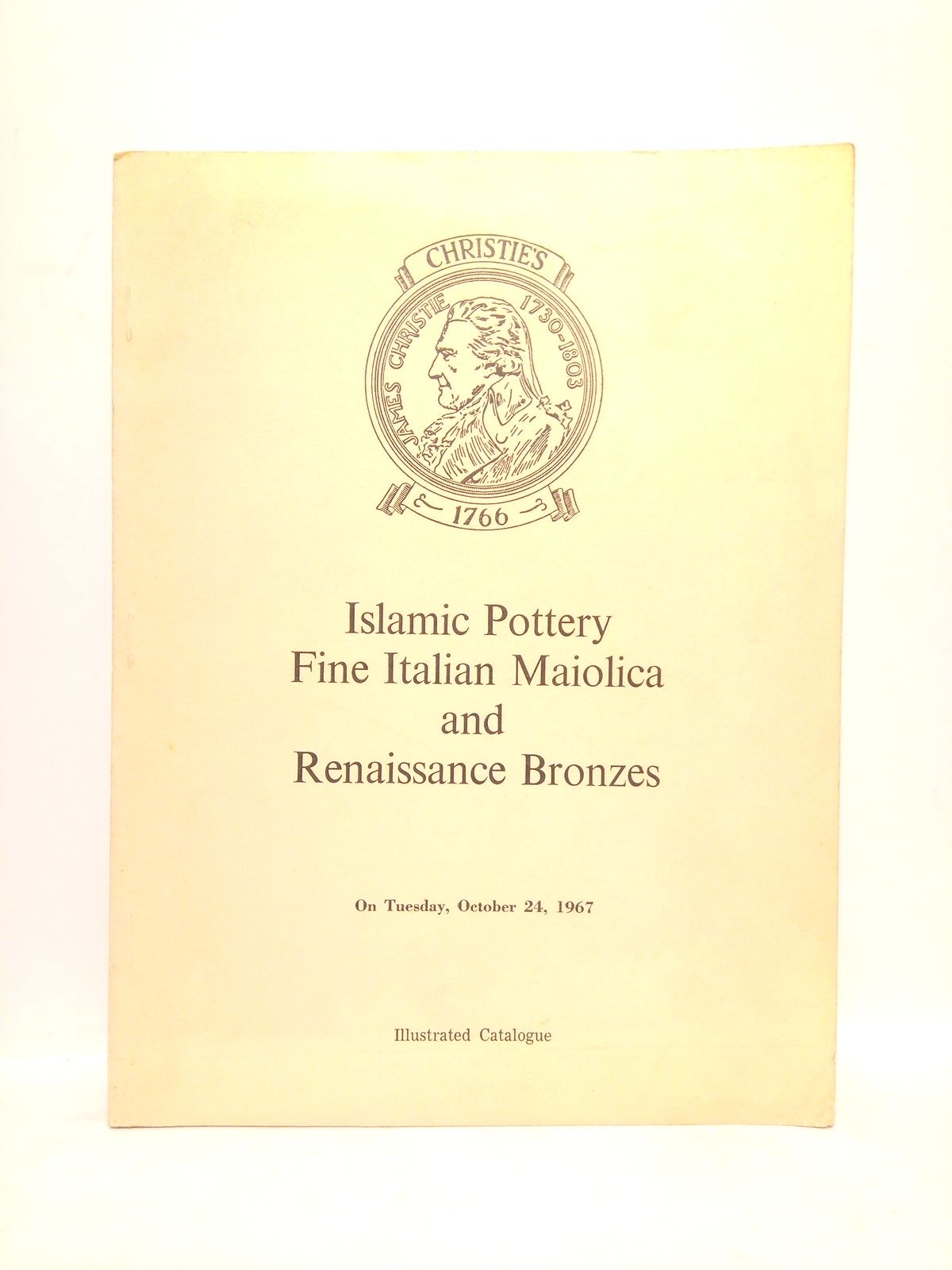 Catalogue of Islamic Pottery - Fine Italian Maiolica and Renaissance …