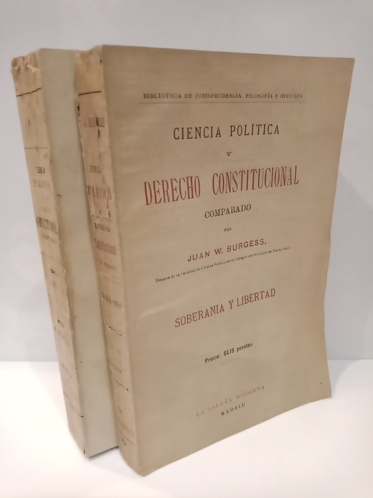 Ciencia política y Derecho Constitucional comparado. [Tomo I]: Soberanía y …