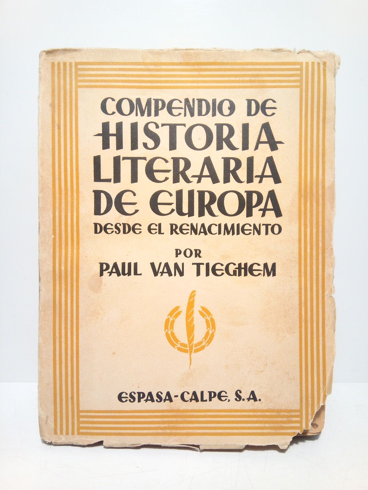 Compendio de historia literária de Europa, desde el Renacimiento / …