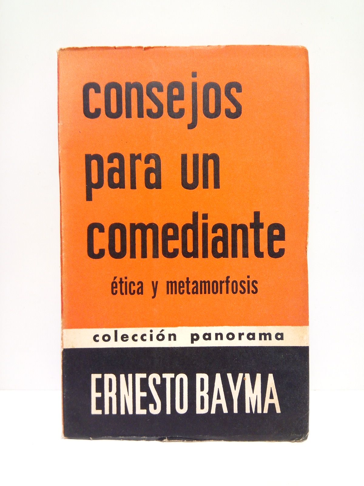 Consejos para un comediante: Etica y metamorfosis