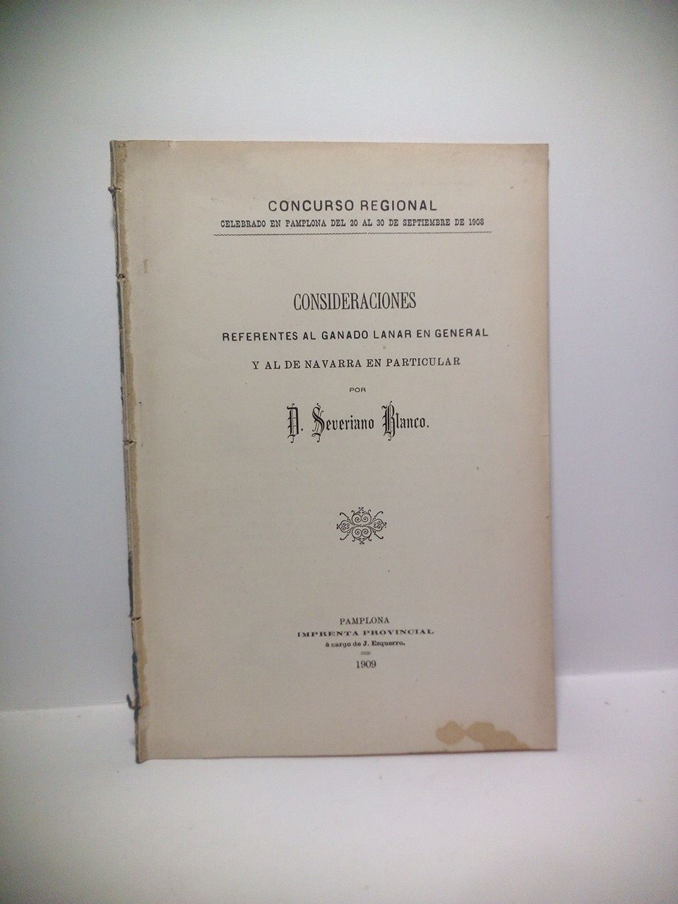 Consideraciones referentes al ganado lanar en general y al de …