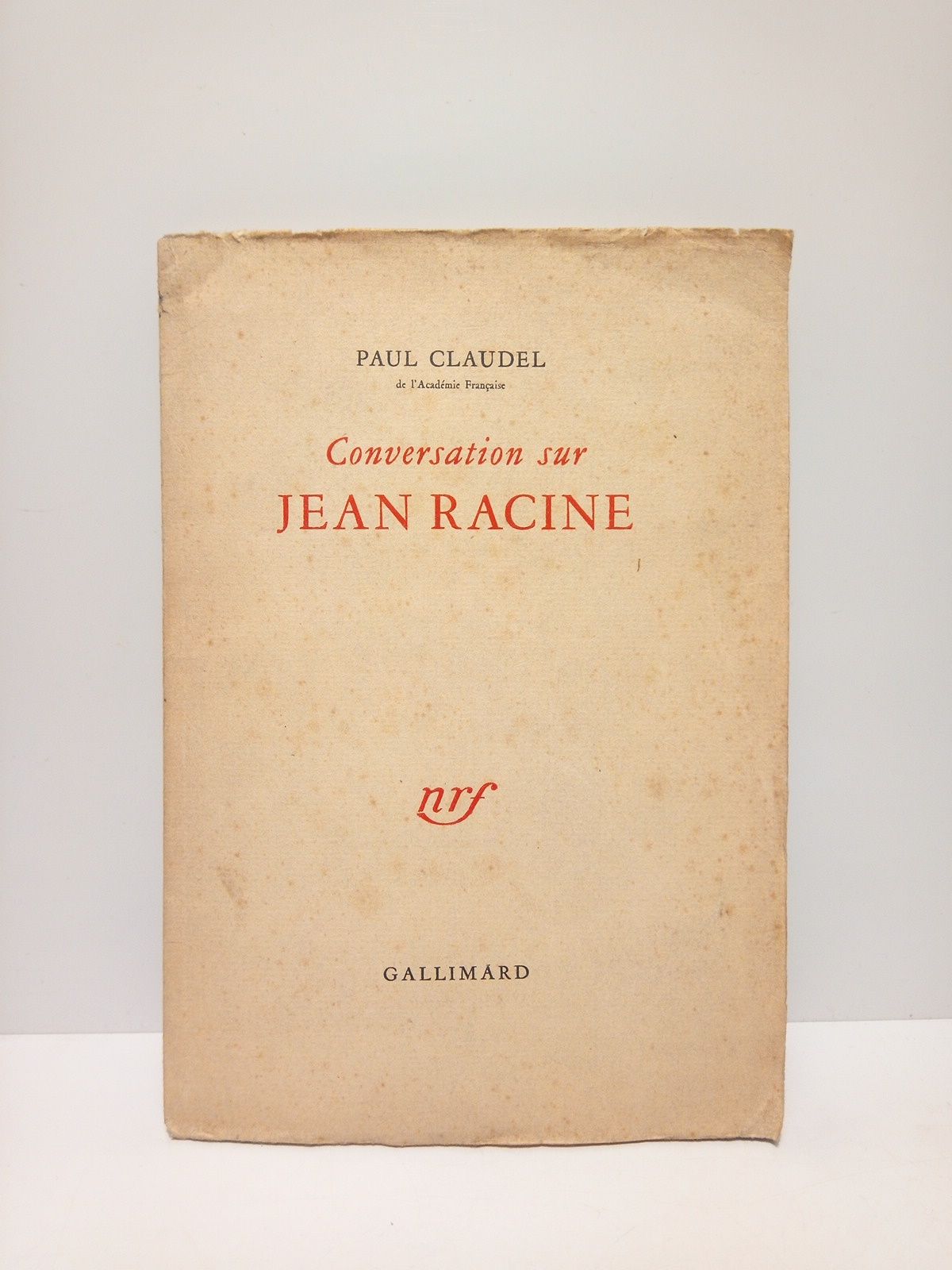 Conversation sur JEAN RACINE