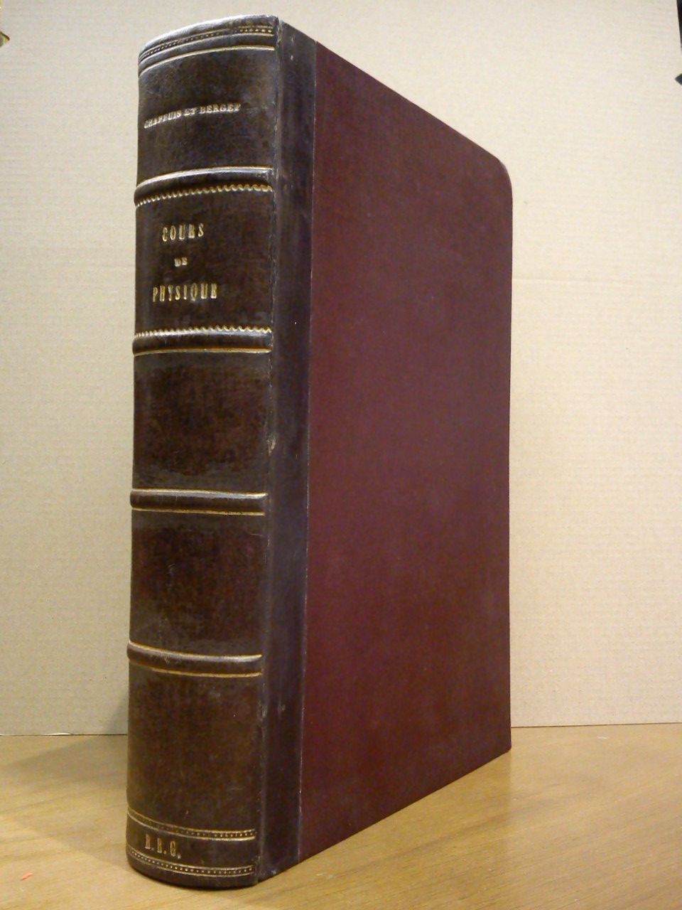 Cours de Physique a l'usage des candidats aux écoles spéciales …