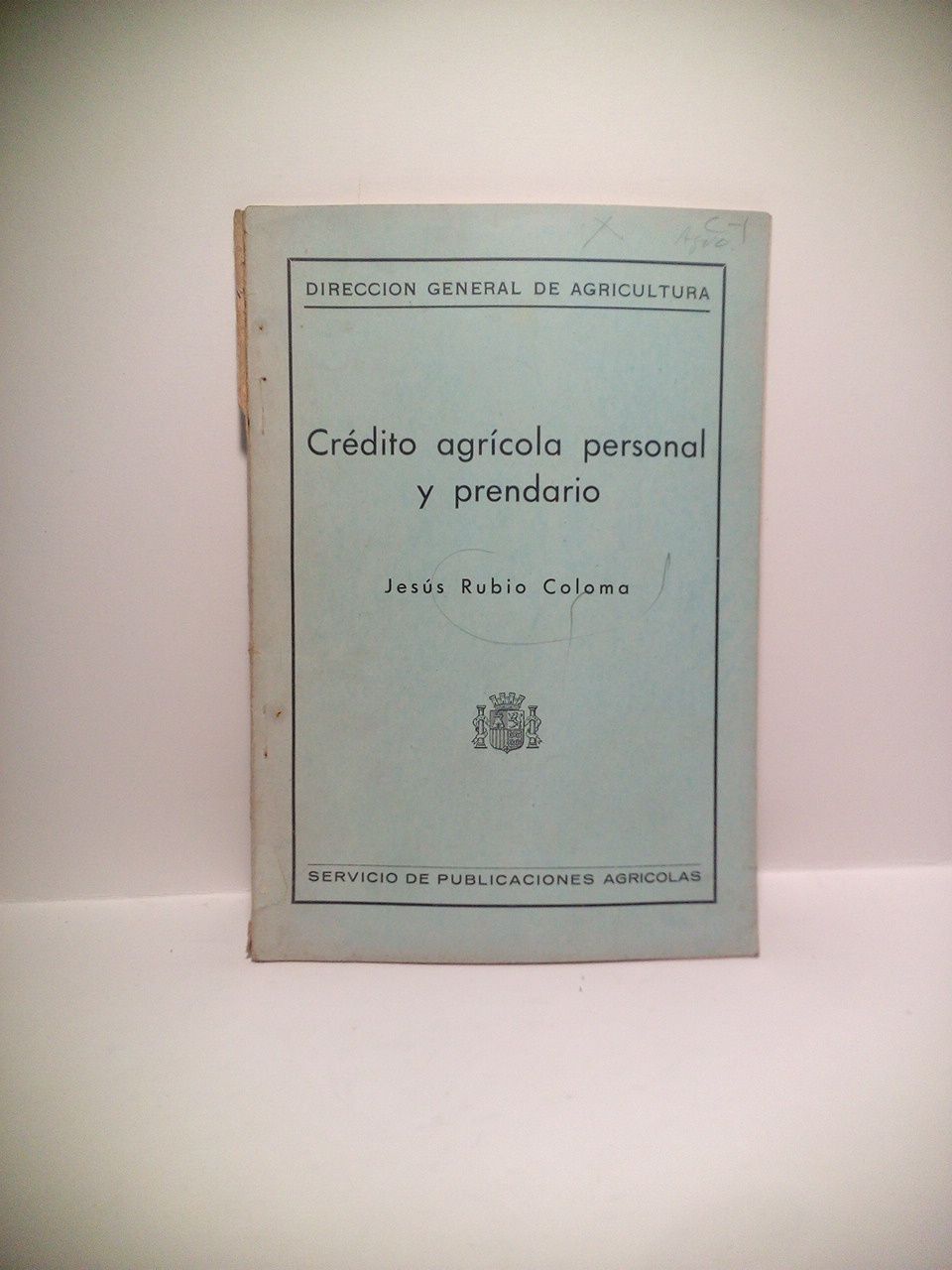 Crédito agrícola personal y prendario