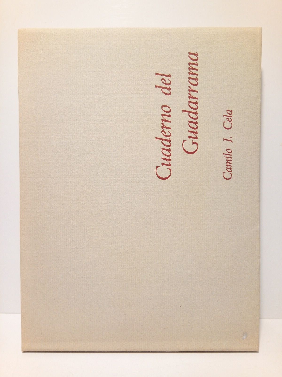 Cuaderno del Guadarrama / Ilustraciones de Eduardo Vicente