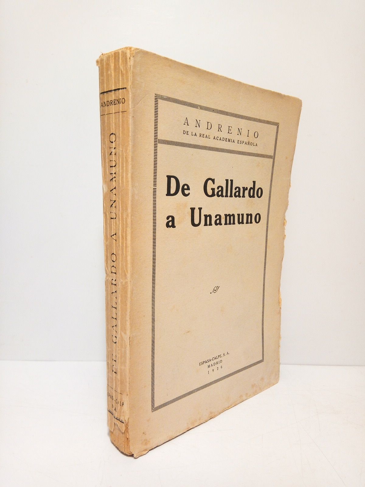 De Gallardo a Unamuno