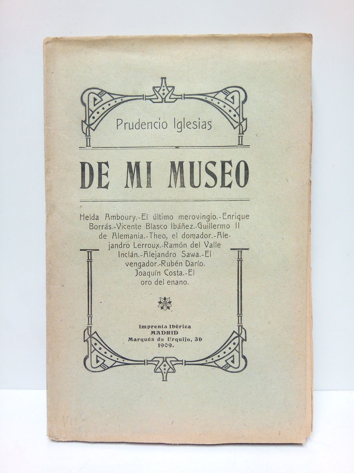 DE MI MUSEO: Helda Amboury; El último merovingio; Enrique Borrás; …