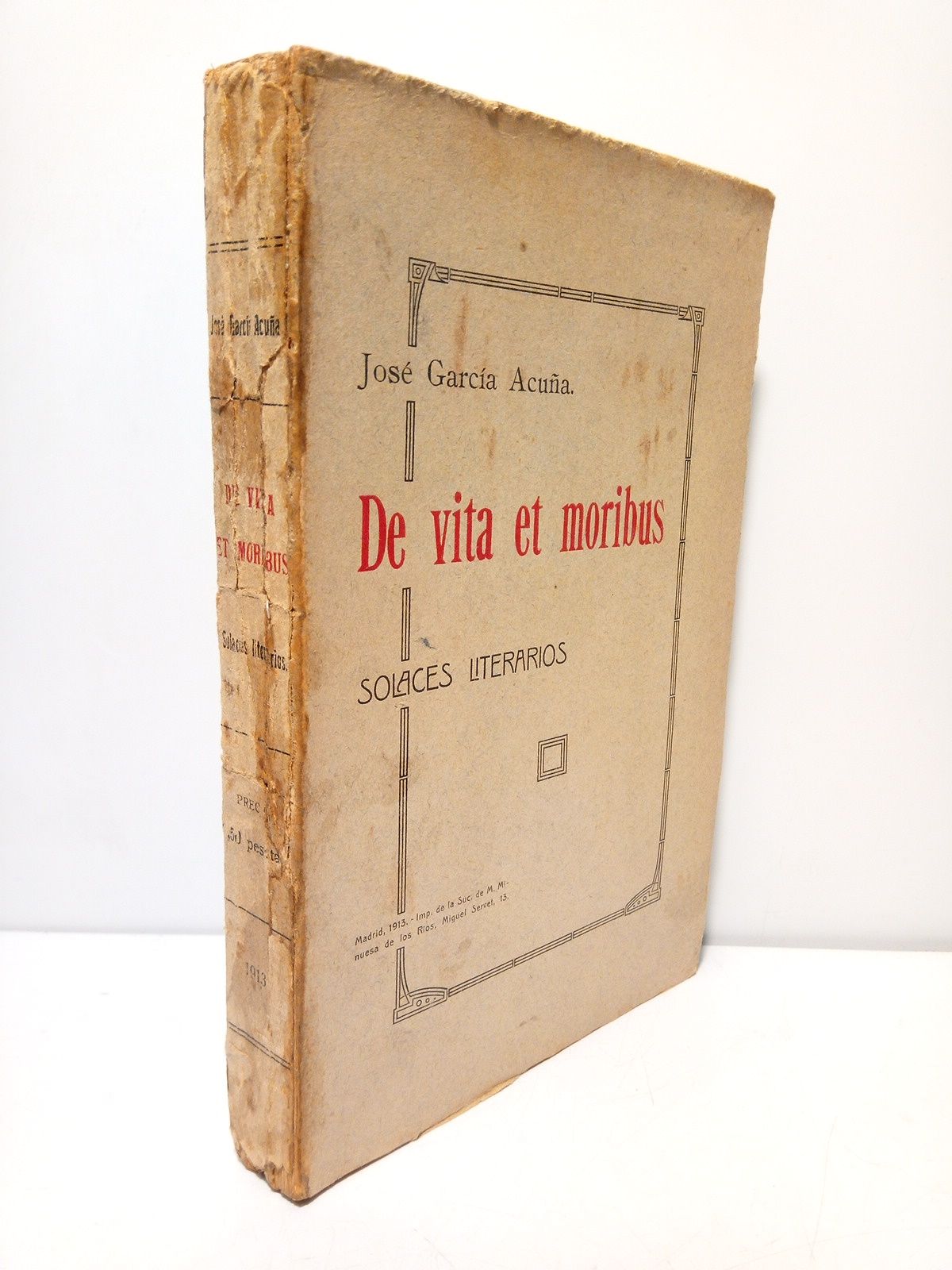 De vita et moribus (Solaces literarios)