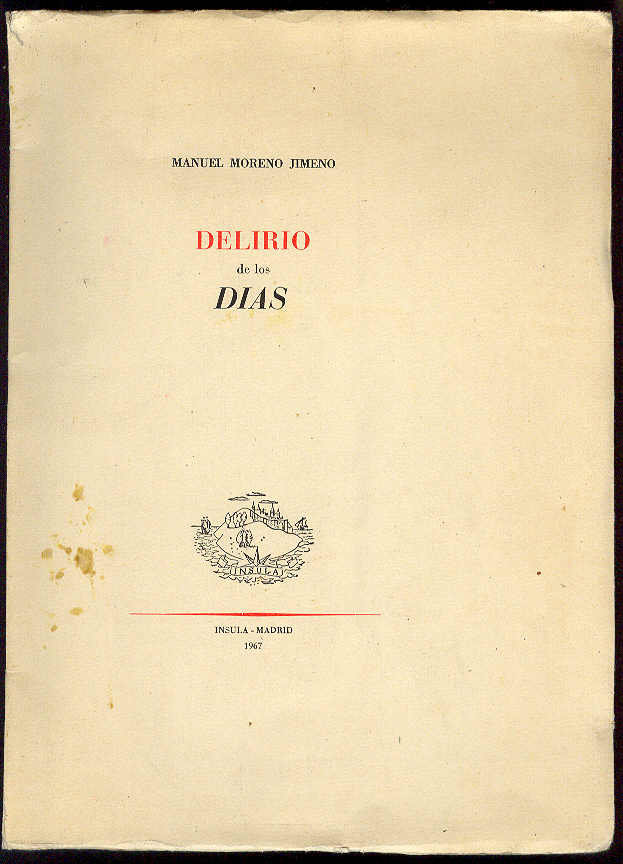 Delirio de los días. (Poesías)